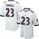 Nike Adam Randall Baltimore Ravens Men's Game White Jersey