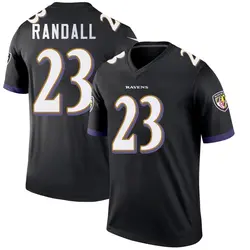 Nike Adam Randall Baltimore Ravens Men's Legend Black Jersey