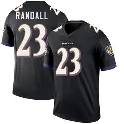 Nike Adam Randall Baltimore Ravens Youth Legend Black Jersey