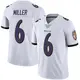 Nike Anthony Miller Baltimore Ravens Men's Limited White Vapor Untouchable Jersey