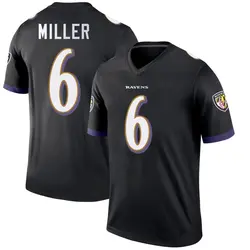 Nike Anthony Miller Baltimore Ravens Youth Legend Black Jersey