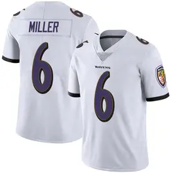 Nike Anthony Miller Baltimore Ravens Youth Limited White Vapor Untouchable Jersey