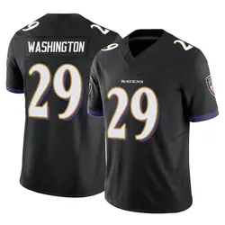 Nike Ar'Darius Washington Baltimore Ravens Men's Limited Black Vapor F.U.S.E. Jersey