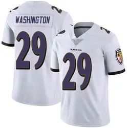 Nike Ar'Darius Washington Baltimore Ravens Men's Limited White Vapor Untouchable Jersey