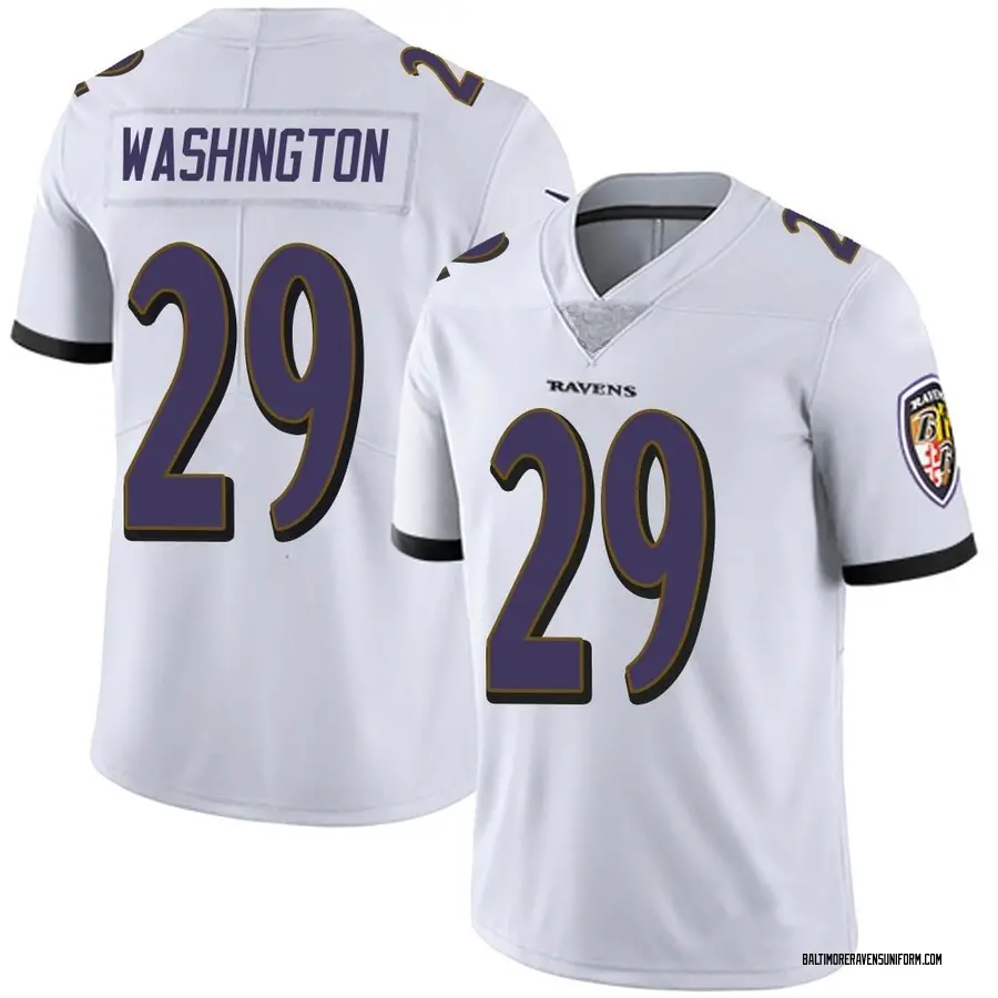 Nike Ar'Darius Washington Baltimore Ravens Men's Limited White Vapor Untouchable Jersey