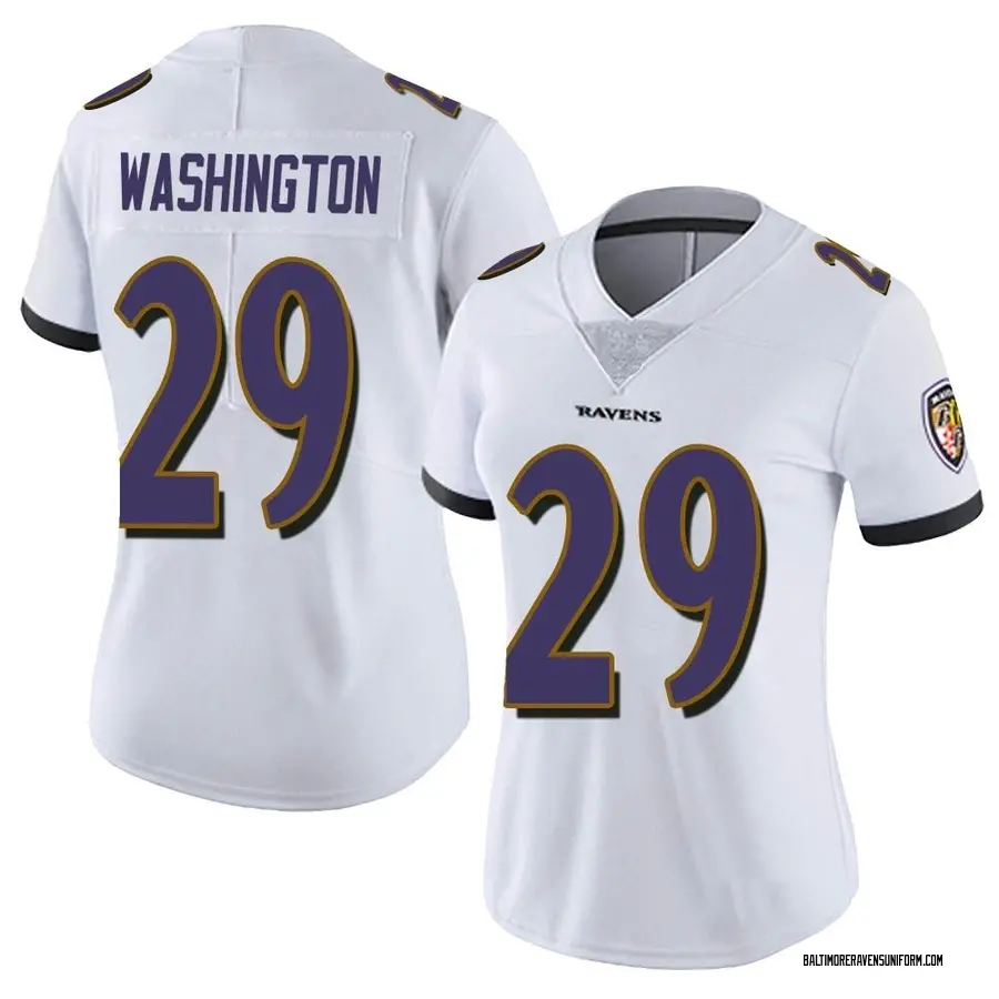 Nike Ar'Darius Washington Baltimore Ravens Women's Limited White Vapor Untouchable Jersey