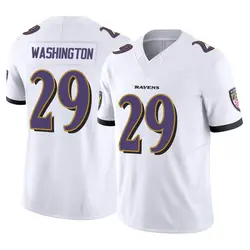 Nike Ar'Darius Washington Baltimore Ravens Youth Limited White Vapor F.U.S.E. Jersey