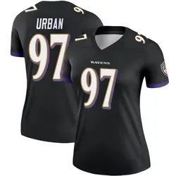 Nike Brent Urban Baltimore Ravens Women's Legend Black Jersey