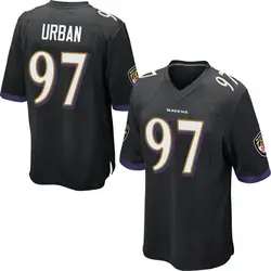 Brent Urban Baltimore Ravens Youth Game Black Jersey