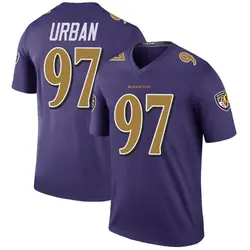 Brent Urban Baltimore Ravens Youth Legend Purple Color Rush Jersey