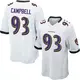 Nike Calais Campbell Baltimore Ravens Men's Game White Jersey