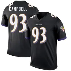 Nike Calais Campbell Baltimore Ravens Men's Legend Black Jersey