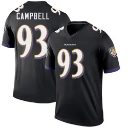 Nike Calais Campbell Baltimore Ravens Youth Legend Black Jersey