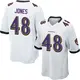 Nike Carl Jones Baltimore Ravens Men's Game White Jersey
