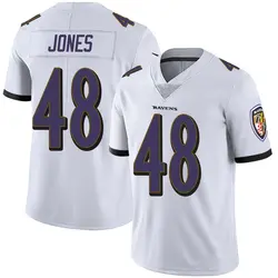 Nike Carl Jones Baltimore Ravens Men's Limited White Vapor Untouchable Jersey