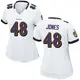 Nike Carl Jones Baltimore Ravens Women's Game White Jersey