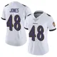 Nike Carl Jones Baltimore Ravens Women's Limited White Vapor Untouchable Jersey