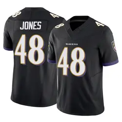 Nike Carl Jones Baltimore Ravens Youth Limited Black Vapor F.U.S.E. Jersey