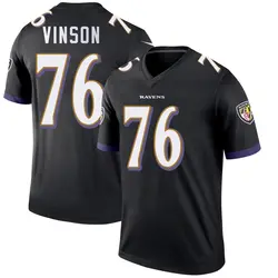 Nike Carson Vinson Baltimore Ravens Men's Legend Black Jersey