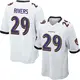 Nike Chandler Rivers Baltimore Ravens Men's Game White Jersey