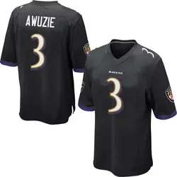 Nike Chidobe Awuzie Baltimore Ravens Men's Game Black Jersey