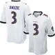 Nike Chidobe Awuzie Baltimore Ravens Youth Game White Jersey