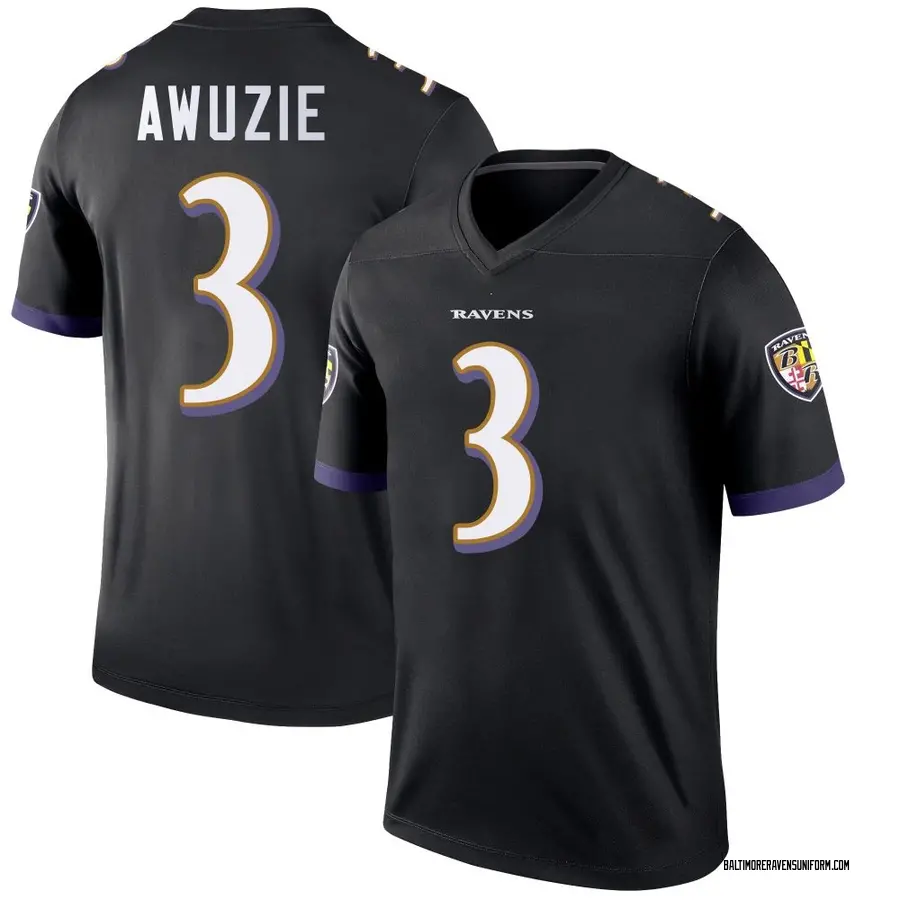 Nike Chidobe Awuzie Baltimore Ravens Youth Legend Black Jersey