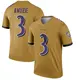 Nike Chidobe Awuzie Baltimore Ravens Youth Legend Gold Inverted Jersey