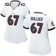 Nike Corey Bullock Baltimore Ravens Women's Game White Jersey