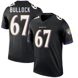 Nike Corey Bullock Baltimore Ravens Youth Legend Black Jersey