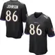 Nike Cornelius Johnson Baltimore Ravens Men's Game Black Jersey