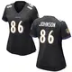 Nike Cornelius Johnson Baltimore Ravens Women's Game Black Jersey