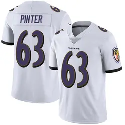 Nike Danny Pinter Baltimore Ravens Men's Limited White Vapor Untouchable Jersey