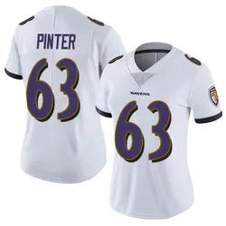 Nike Danny Pinter Baltimore Ravens Women's Limited White Vapor Untouchable Jersey