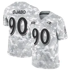 Nike David Ojabo Baltimore Ravens Men's Limited Arctic Camo 2024 Salute to Service Jersey