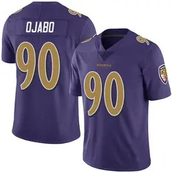 Nike David Ojabo Baltimore Ravens Men's Limited Purple Team Color Vapor Untouchable Jersey