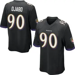 Nike David Ojabo Baltimore Ravens Youth Game Black Jersey