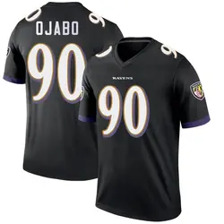 Nike David Ojabo Baltimore Ravens Youth Legend Black Jersey