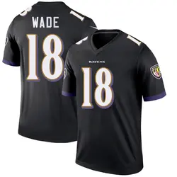 Nike Dayton Wade Baltimore Ravens Men's Legend Black Jersey