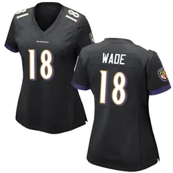 Nike Dayton Wade Baltimore Ravens Women's Game Black Jersey