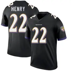 Nike Derrick Henry Baltimore Ravens Youth Legend Black Jersey