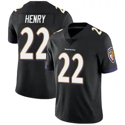 Nike Derrick Henry Baltimore Ravens Youth Limited Black Alternate Vapor Untouchable Jersey