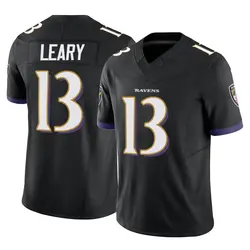 Nike Devin Leary Baltimore Ravens Men's Limited Black Vapor F.U.S.E. Jersey