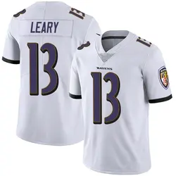 Nike Devin Leary Baltimore Ravens Men's Limited White Vapor Untouchable Jersey