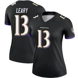 Nike Devin Leary Baltimore Ravens Women's Legend Black Jersey