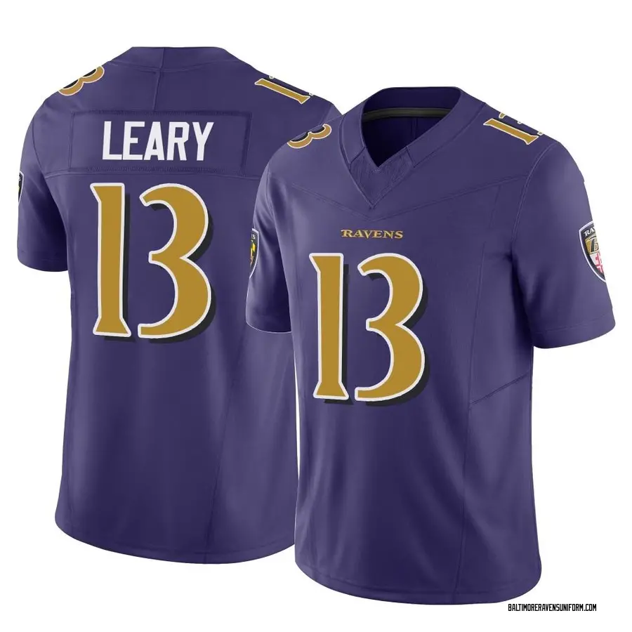 Nike Devin Leary Baltimore Ravens Youth Limited Purple Vapor F.U.S.E. Jersey