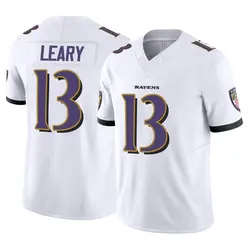 Nike Devin Leary Baltimore Ravens Youth Limited White Vapor F.U.S.E. Jersey