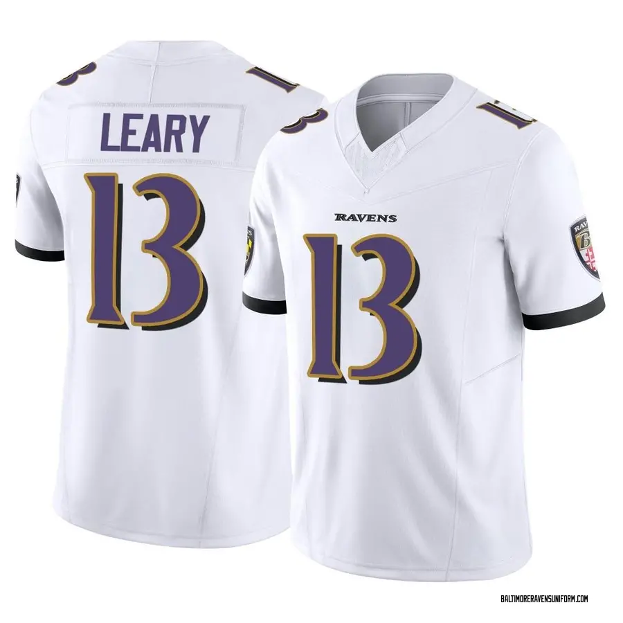 Nike Devin Leary Baltimore Ravens Youth Limited White Vapor F.U.S.E. Jersey