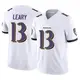 Nike Devin Leary Baltimore Ravens Youth Limited White Vapor F.U.S.E. Jersey