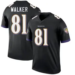 Nike Devontez Walker Baltimore Ravens Men's Legend Black Jersey